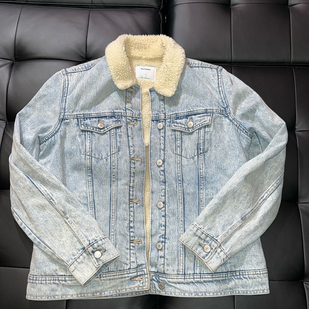 Old Navy Sherpa Jean Jacket
